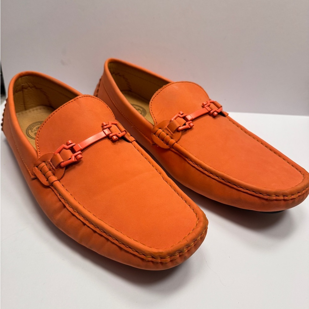 Amalfi Vibrant Orange Men's Loafers